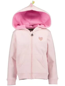 Sweatvest lichtroze