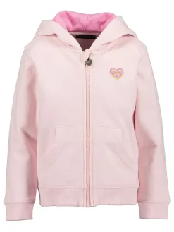 Sweatvest lichtroze