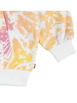 Sweatvest wit/geel