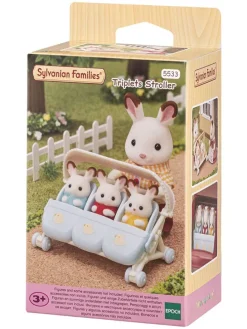 Sylvanian Families-accessoires "Drieling Kinderwagen" - vanaf 3 jaar