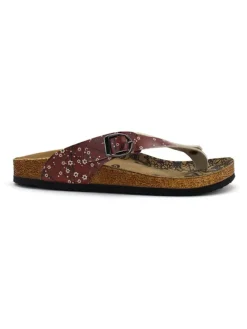 Teenslippers bordeaux