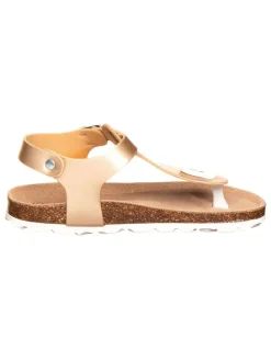 Teenslippers goudkleurig