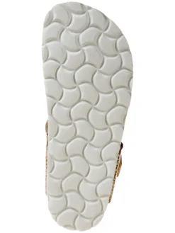 Teenslippers goudkleurig