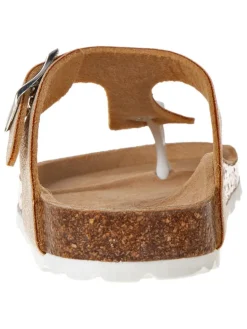 Teenslippers goudkleurig
