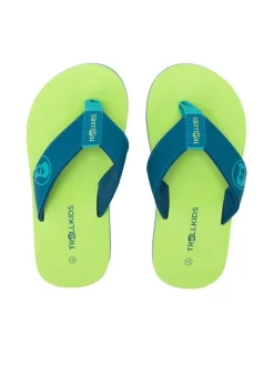 Teenslippers "Haukland" groen/blauw