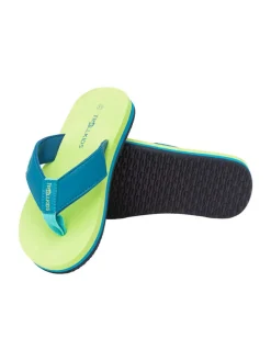 Teenslippers "Haukland" groen/blauw