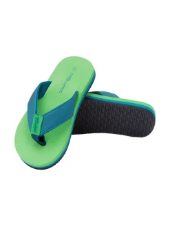 Teenslippers "Haukland" groen/blauw