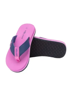 Teenslippers "Haukland" paars/donkerblauw