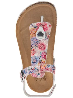 Teenslippers lichtroze/meerkleurig