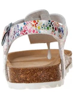 Teenslippers wit/meerkleurig