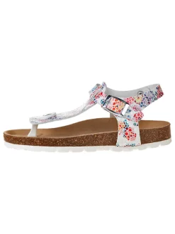 Teenslippers wit/meerkleurig