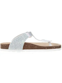Teenslippers wit/meerkleurig