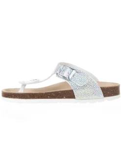 Teenslippers wit/meerkleurig