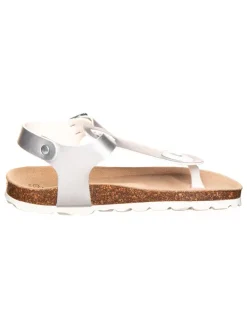 Teenslippers zilverkleurig