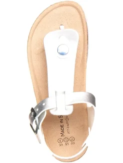 Teenslippers zilverkleurig