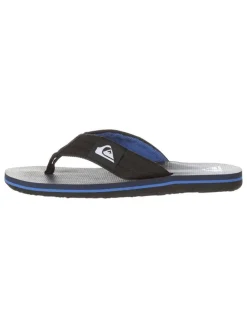 Teenslippers zwart/blauw