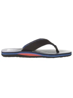Teenslippers zwart/blauw