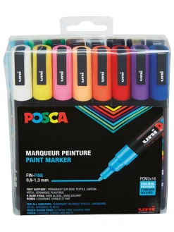 Tekstmarkers "Uni Posca PC" - 16 stuks