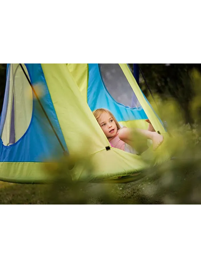 Tentovertrek "Cosy Castle" voor nestschommel Ø 110 - 120 cm - vanaf 3 jaar