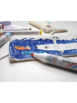 Textielmarker "Junior" - 12 stuks - vanaf 3 jaar