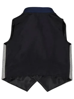Traditioneel gilet grijs/donkerblauw