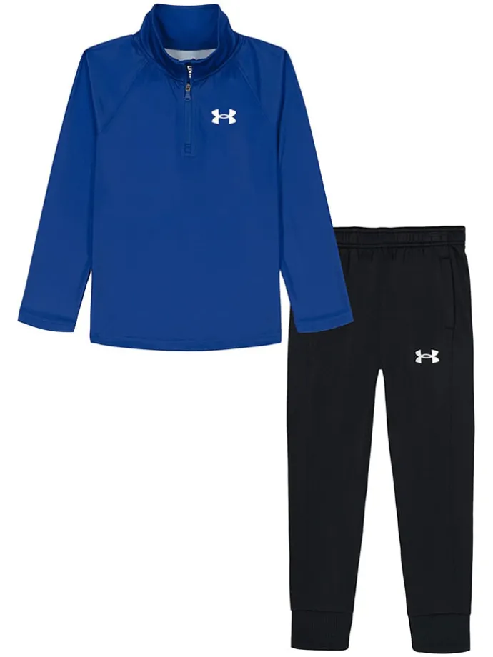Trainingspak zwart/blauw