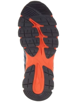 Trekkingschoenen donkerblauw/oranje