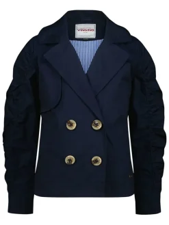 Trenchcoat "Trenny" donkerblauw