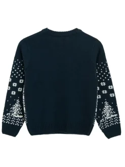 Trui donkerblauw