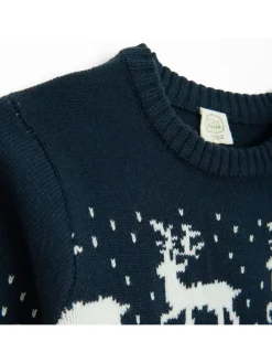 Trui donkerblauw