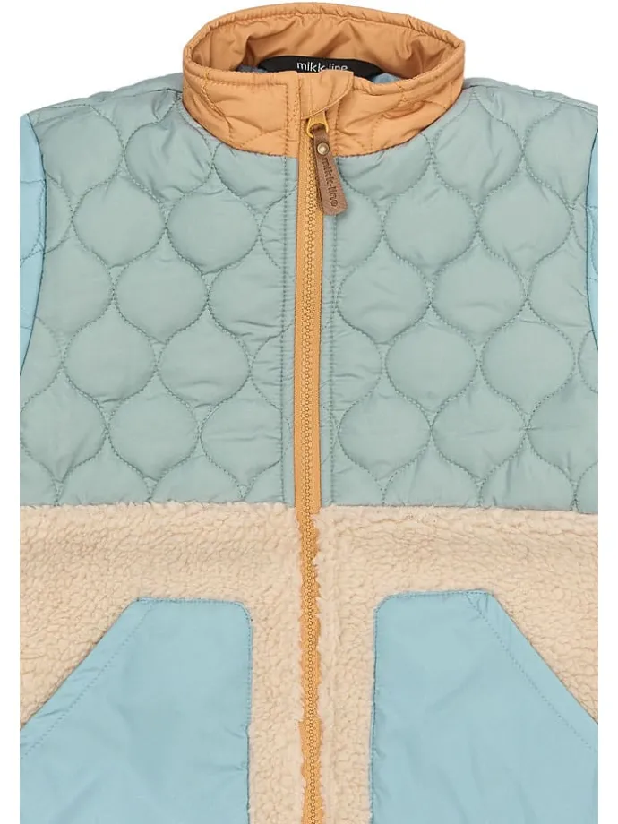 Tusssenjas lichtblauw/beige