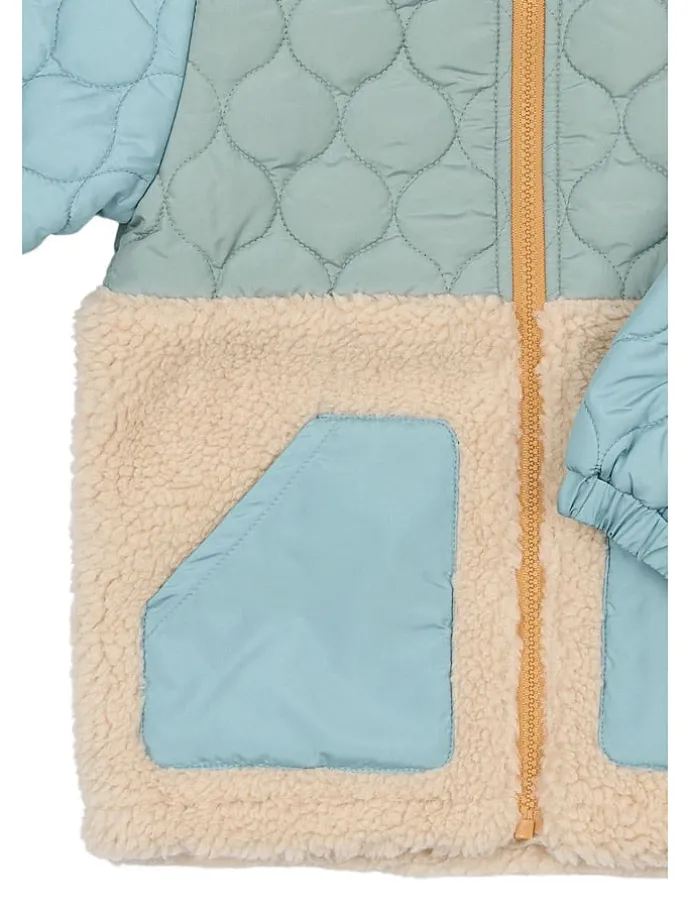 Tusssenjas lichtblauw/beige