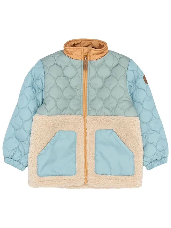 Tusssenjas lichtblauw/beige