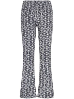 Uitlopende leggings "Floor" donkerblauw