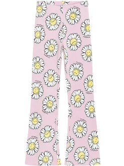 Uitlopende leggings lichtroze