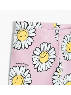 Uitlopende leggings lichtroze