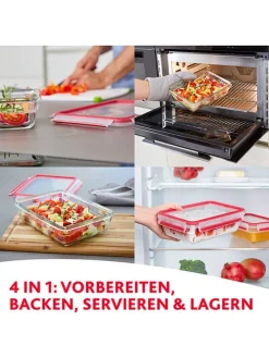 Vershouddoos "Clip & Close" rood - 2 l