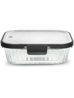 Vershouddoos zilverkleurig/zwart - 640 ml