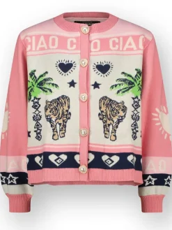 Vest lichtroze/beige