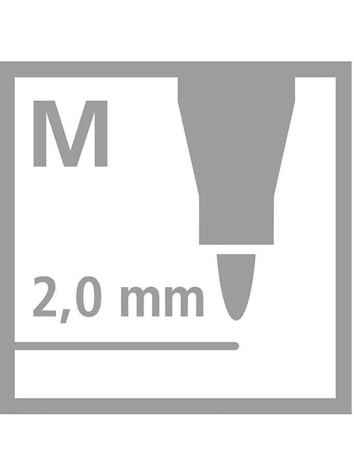 Viltstiften "STABILO Power" - 30 stuks
