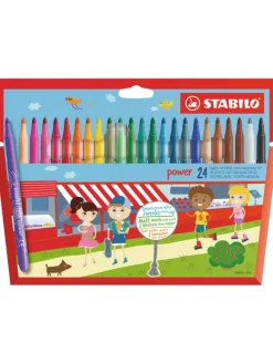 Viltstiften "STABILO power" - 24 stuks
