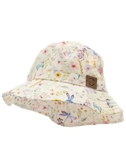Vissershoed beige/meerkleurig