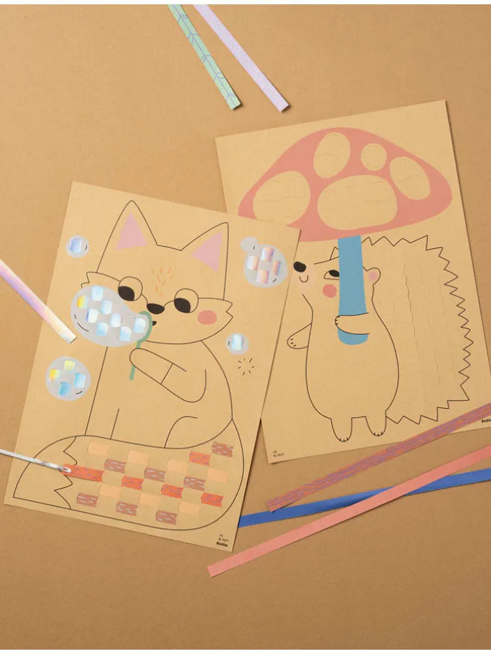 Vlechtmotieven ''Forest Animals'' - 48 delen - vanaf 3 jaar