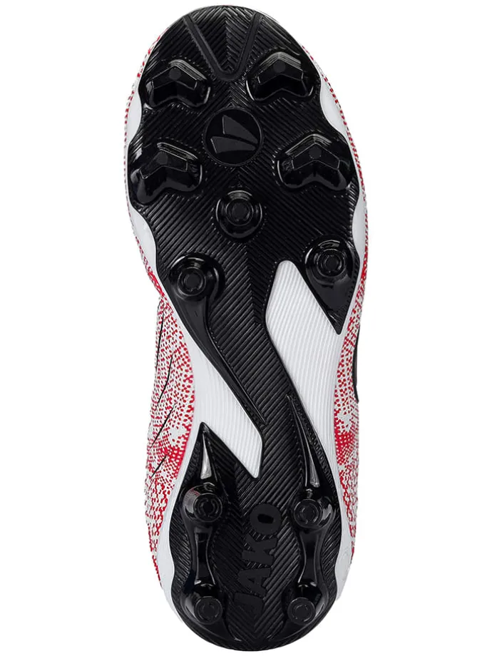 Voetbalschoenen voor gras "Vini" wit/rood