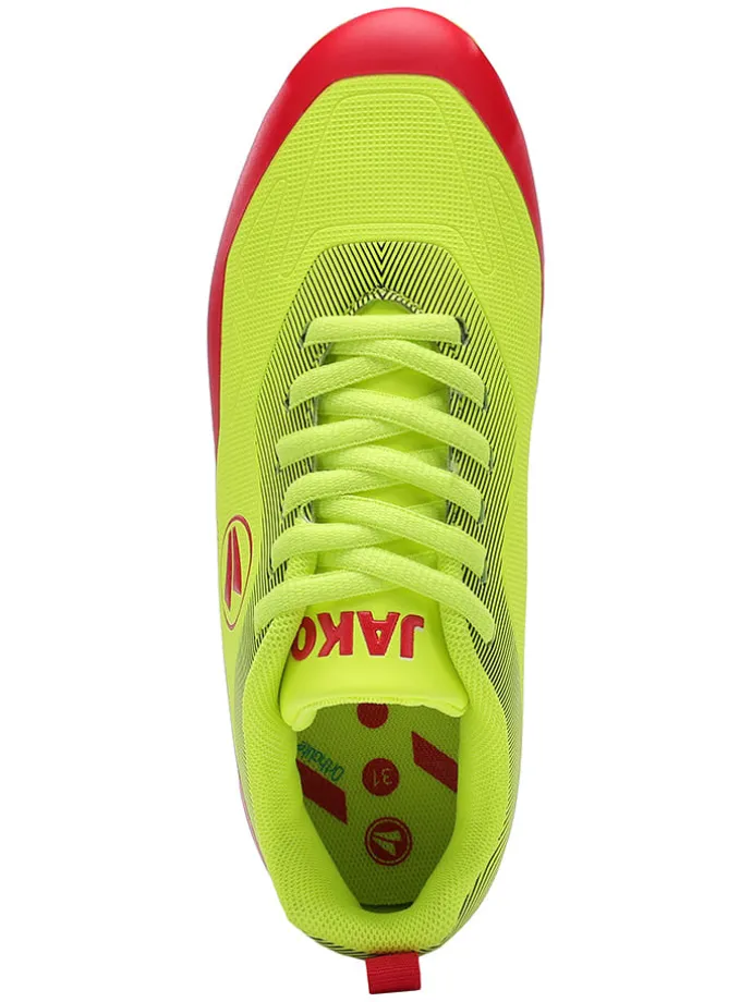 Voetbalschoenen voor (kunst)gras "Twist" geel/rood