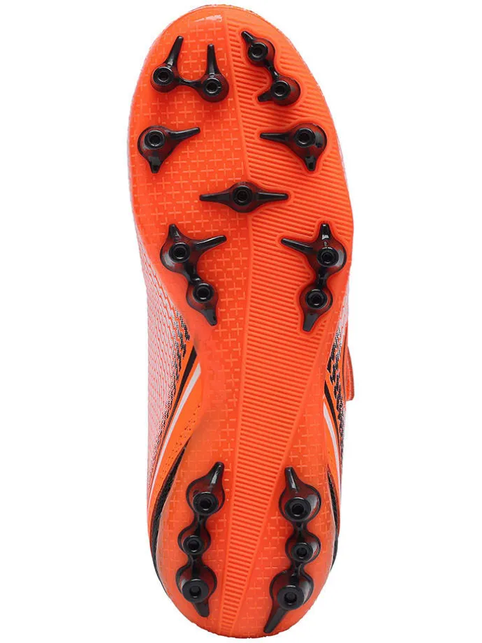 Voetbalschoenen voor (kunst)gras "Course" oranje/zwart