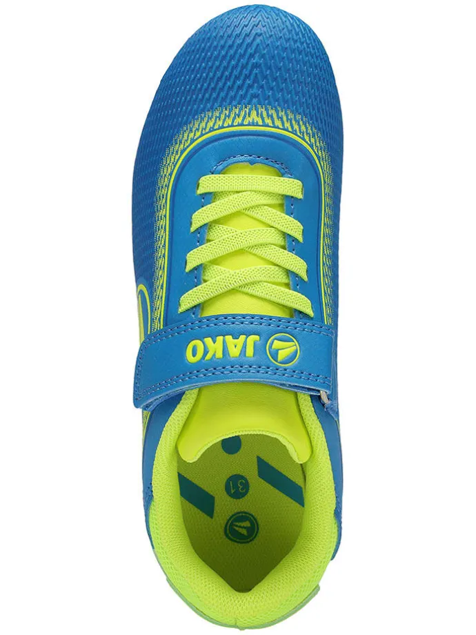 Voetbalschoenen voor (kunst)gras "Course" blauw/geel