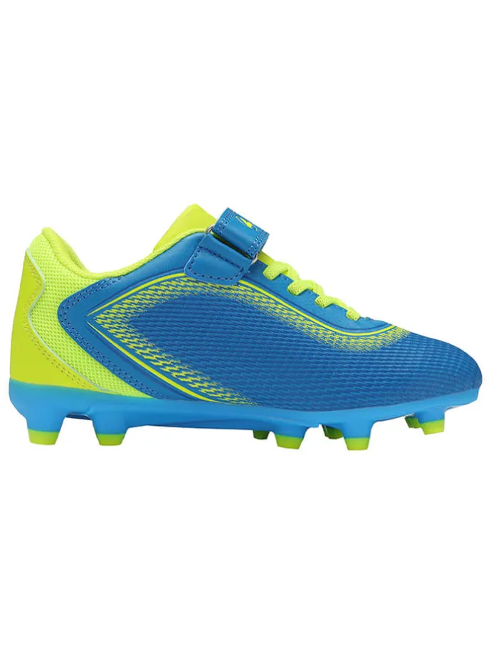 Voetbalschoenen voor (kunst)gras "Course" blauw/geel