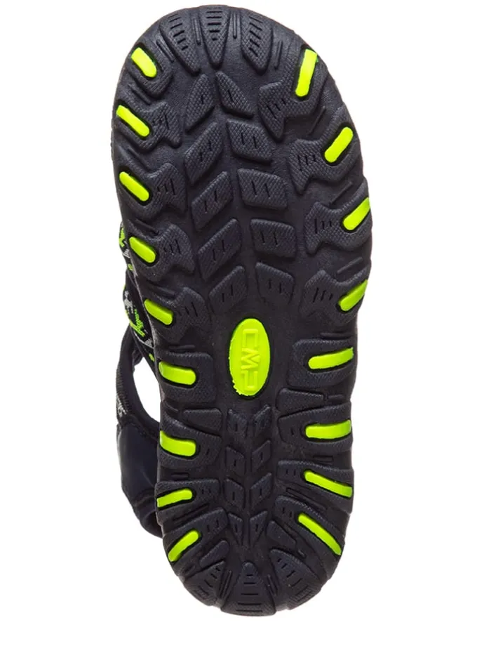 Wandel-enkelsandalen "Sahiph" donkerblauw/geel