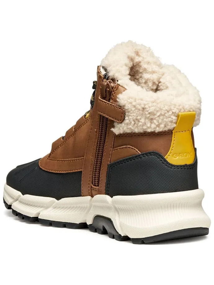 Winterboots "Flexyper" lichtbruin/zwart